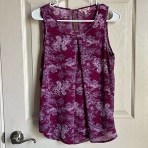 Juicy Couture Abstract Sequin Blouse